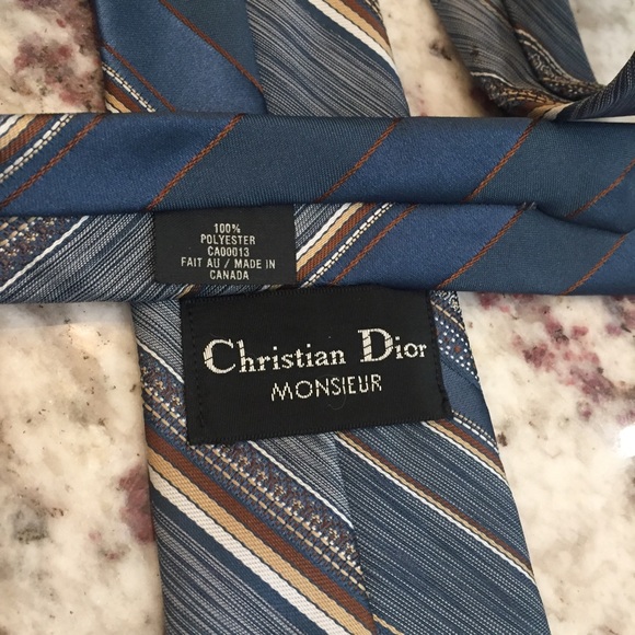 Dior Authentic Men’s Tie Guaranteed Authentic Vintage - Picture 7 of 13